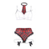 Subblime - Costume D'écolière Sexy Avec Soutien-Gorge L/Xl